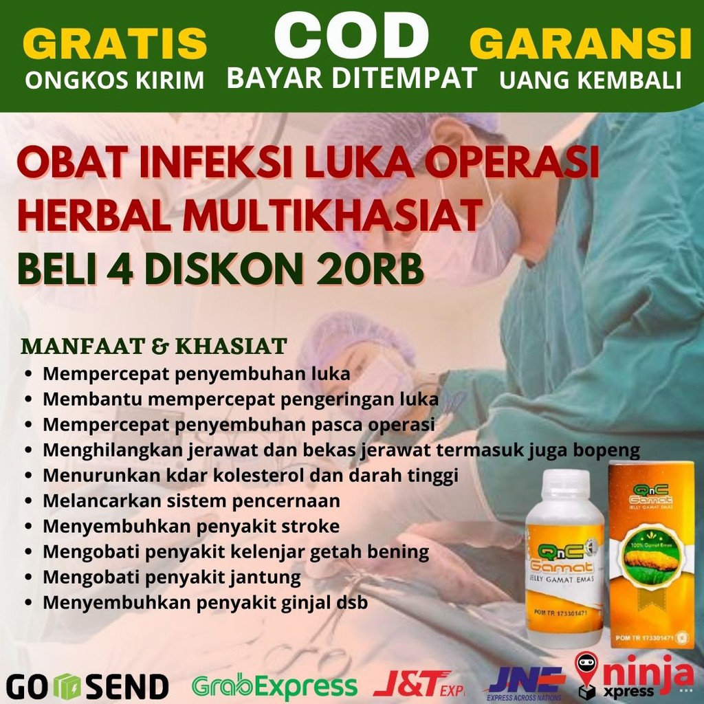 Obat Infeksi Luka Operasi-Pengering Luka Operasi-Luka Diabetes-Luka Jahitan-Luka Diabetes-QnC