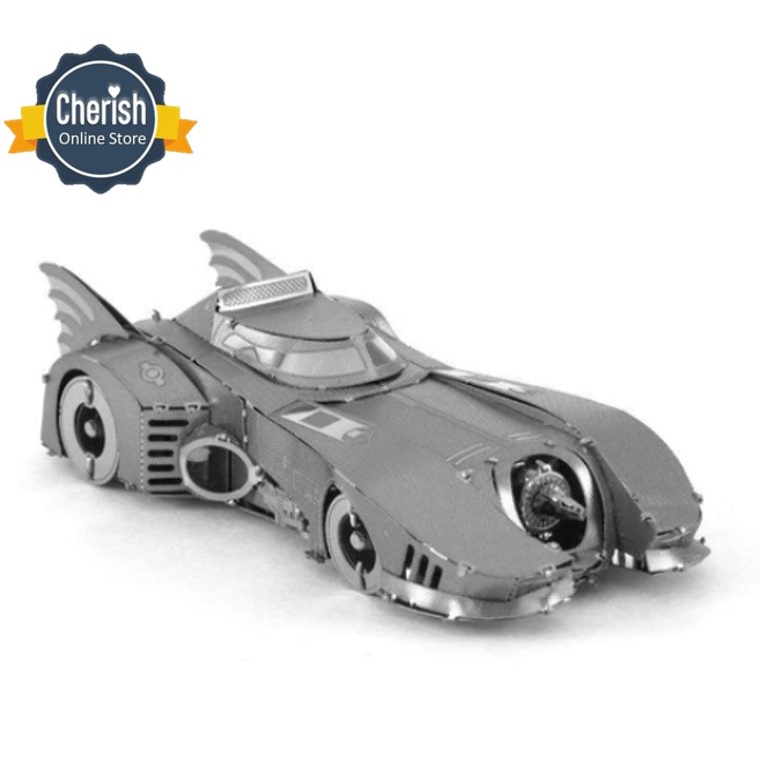 Puzzle 3D Metal BATMOBILE 1989 | Miniatur Mobil Batman MB-042