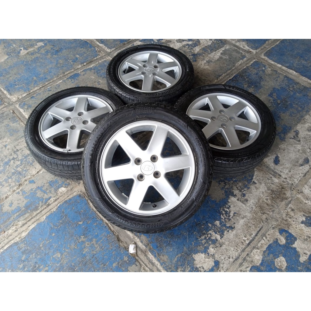 Velg Dan Ban Mobil Bekas Copotan Oem Avega Ring 15 Pcd 4x100