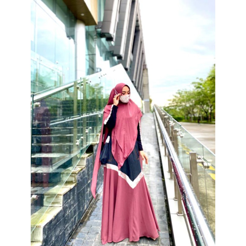 Gamis Set Sunny by Viendra Syari