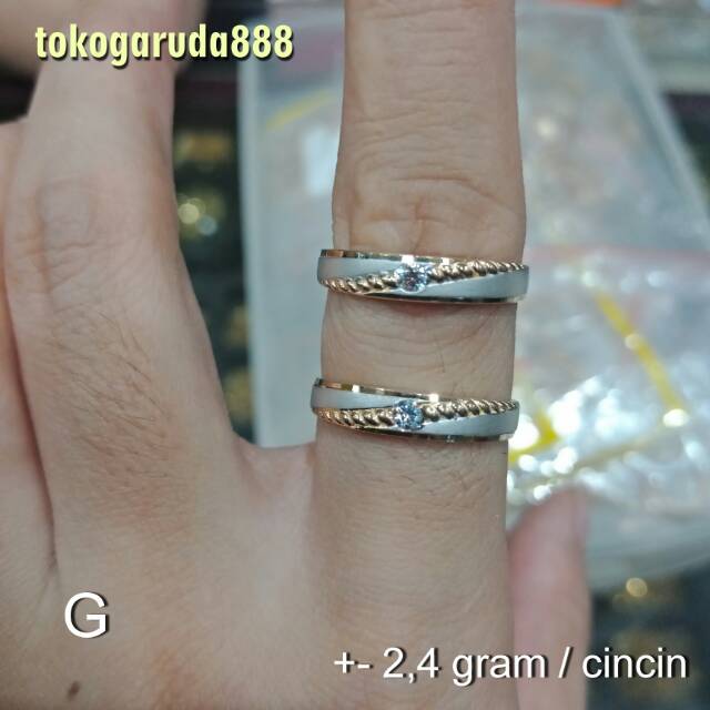 700 Cincin Emas Asli Kadar 70 22 Surabaya Gold Whitegold Kuning Putih Tunangan Nikah Permata Ubs Indonesia