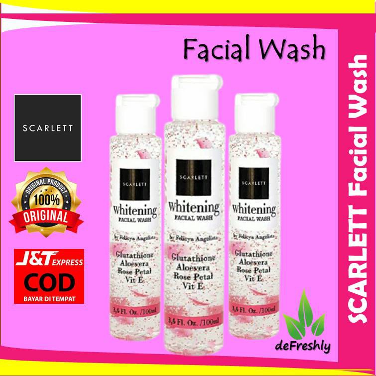 SCARLETT Brightening Facial Wash - Scarlet Whitening
