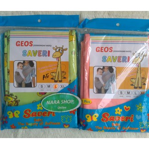 Gendongan geos baby hai motif/ gendongan bayi moderen