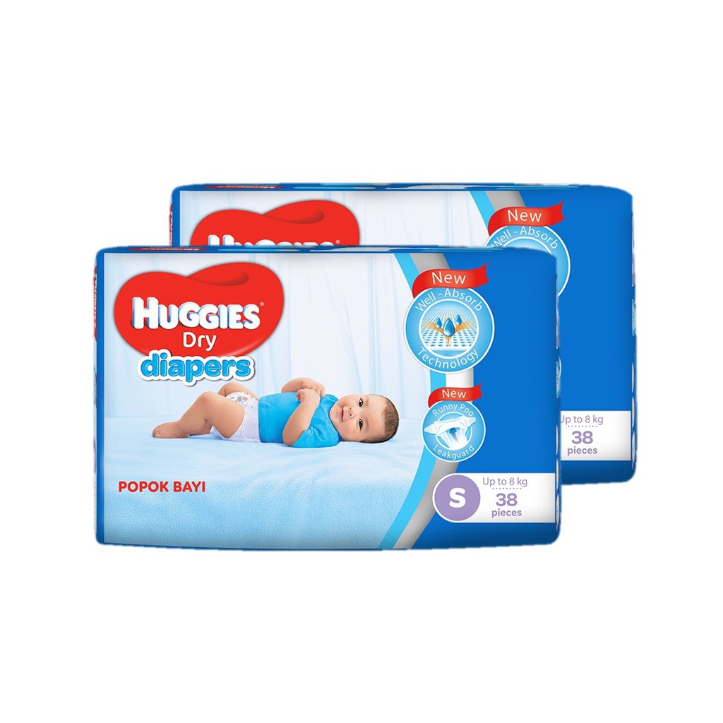 harga huggies dry diapers