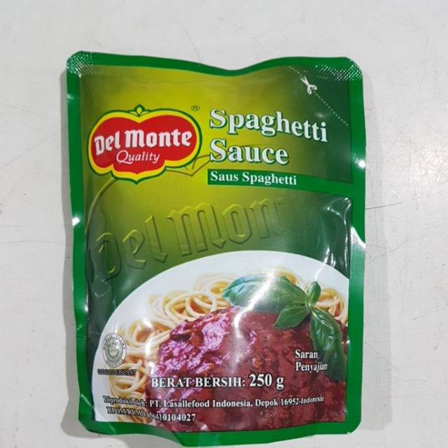 

Delmonte spaghetti saus 250gr