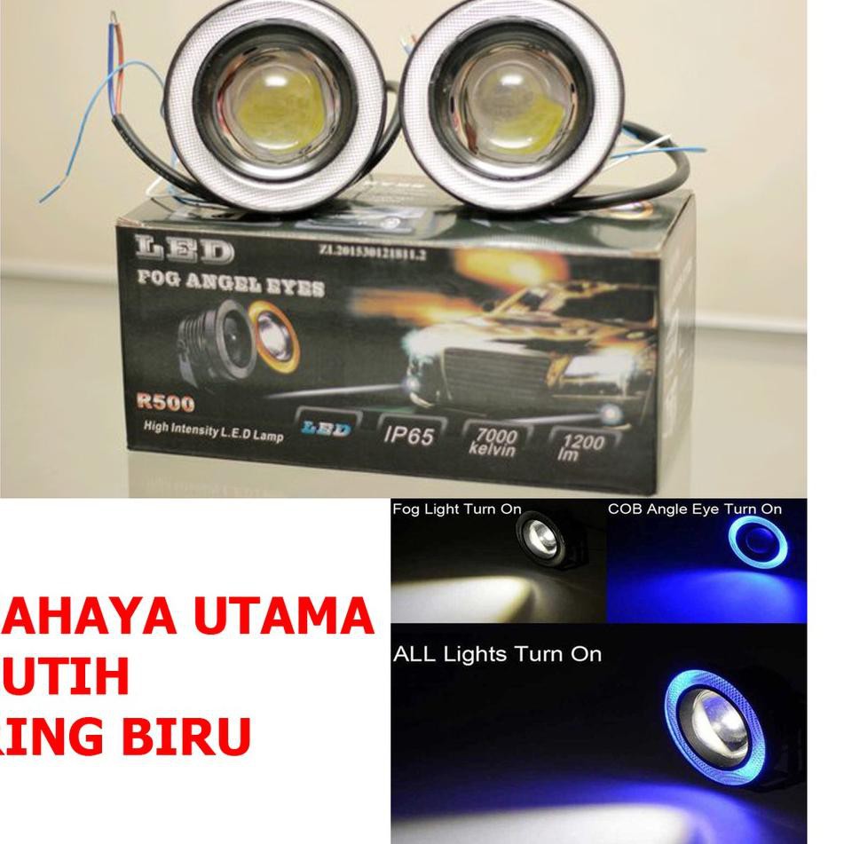 Grosir Terupdate Foglamp LED Calya Sigra Rush Avanza Xenia Sienta Innova Pajero Ertiga Dll AE - Biru