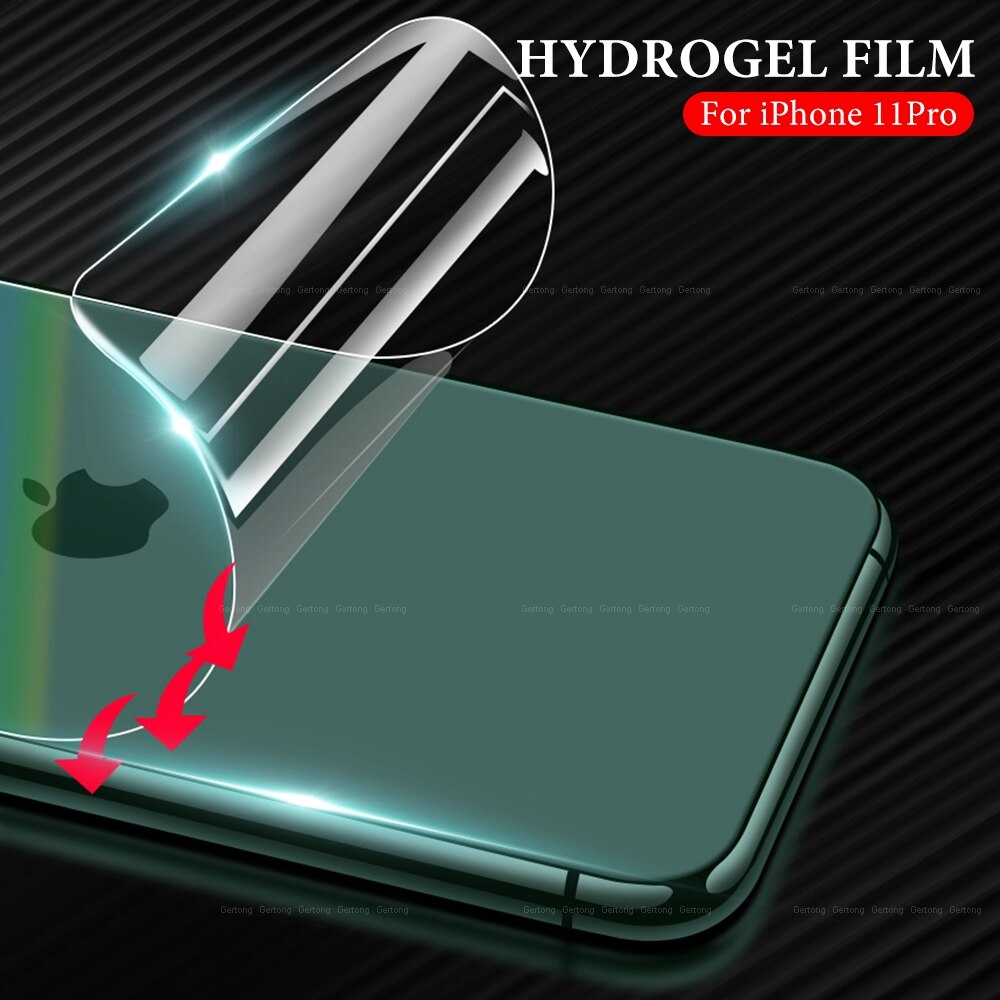 9D Soft Hydrogel TPU Film For apple iPhone 11 Pro XS Max XR X 10 Back Screen Protector For iPhone 6 6s 7 8 Plus Protective Film