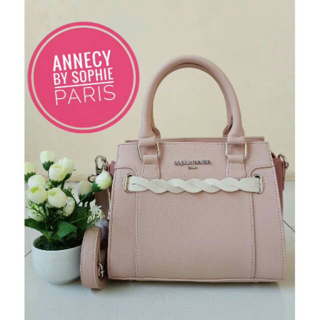 TAS CANGKLONG WANITA SOPHIE MARTIN ANNECY PINK