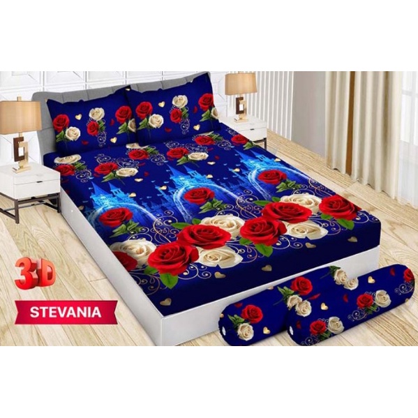 ❤ IJN ❤ Sprei BONITA B4 BANTAL 4 180x200 Motif Terbaru 3D Disperse (BISA COD)