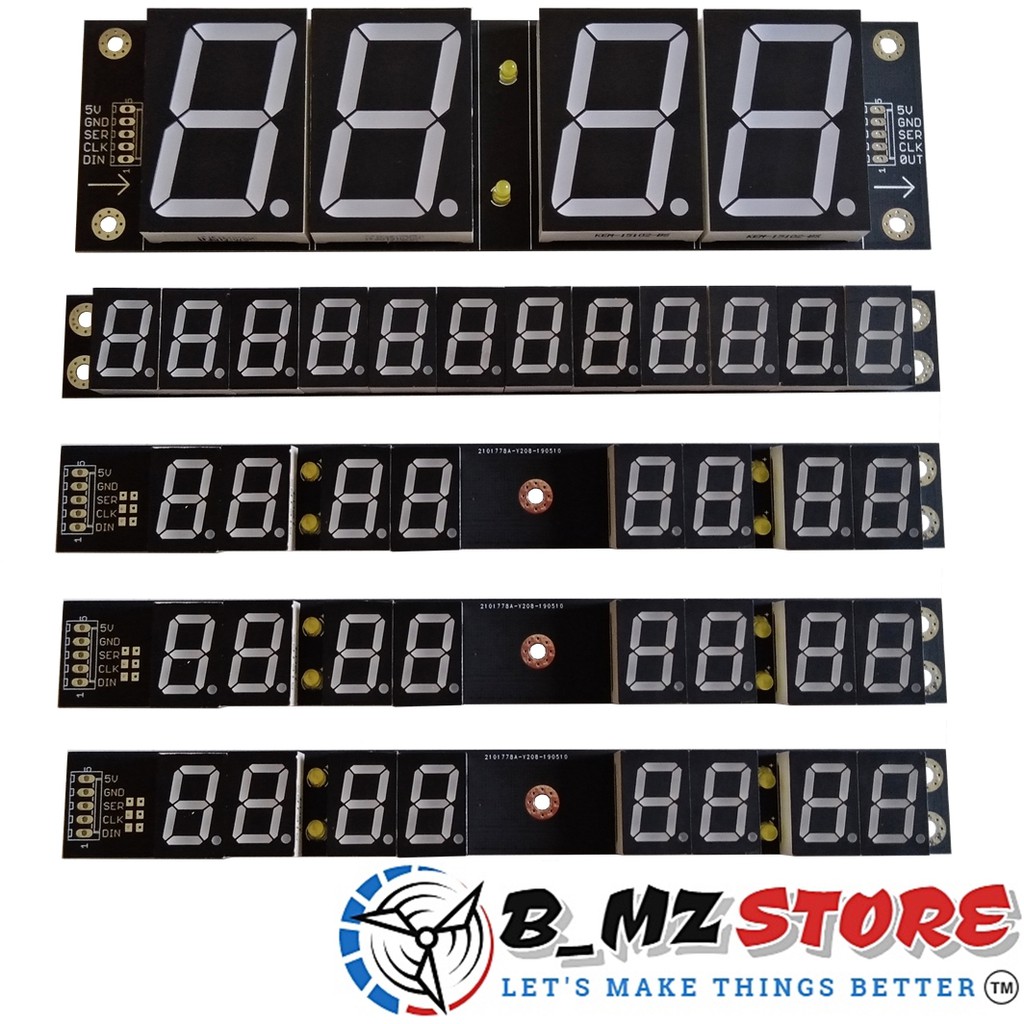 PCB Display JWS Seven Segment Wifi