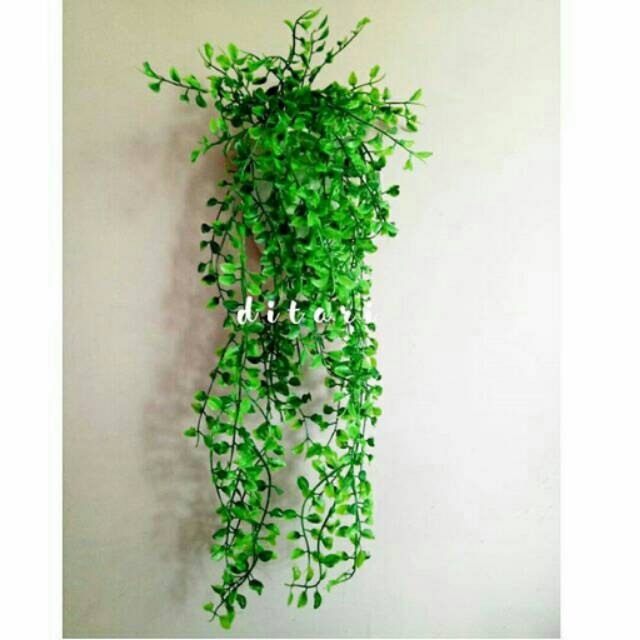 DAUN RAMBAT SULUR BUNGA PLASTIK DEKORASI HOMEDECOR SHABBY CHIC