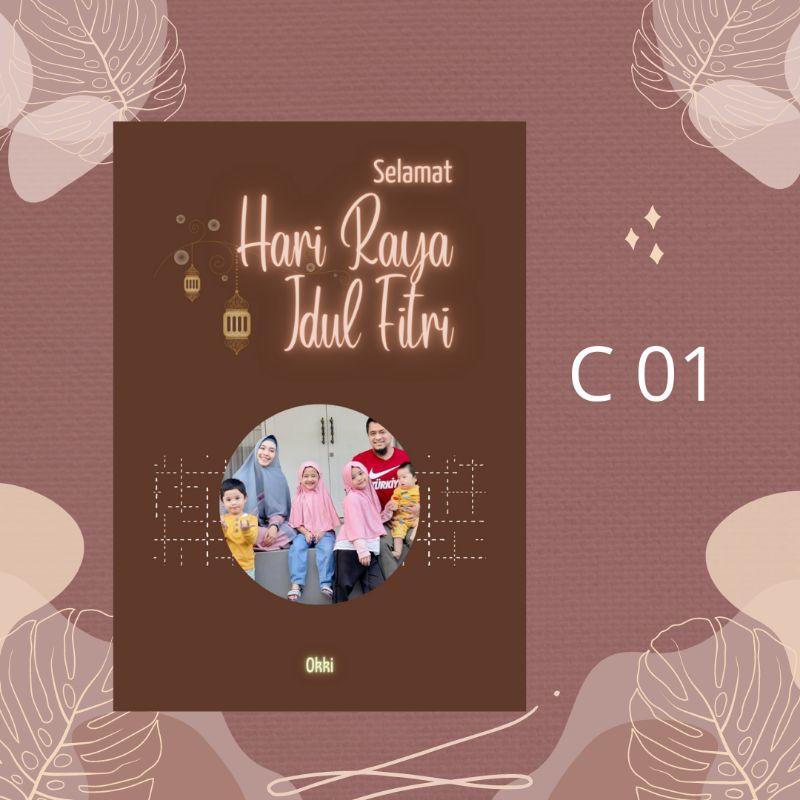 

AMPLOP LEBARAN CUSTOM FOTO DAN NAMA | 7 x 10
