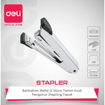 

(PCS) STAPLER DELI 0224