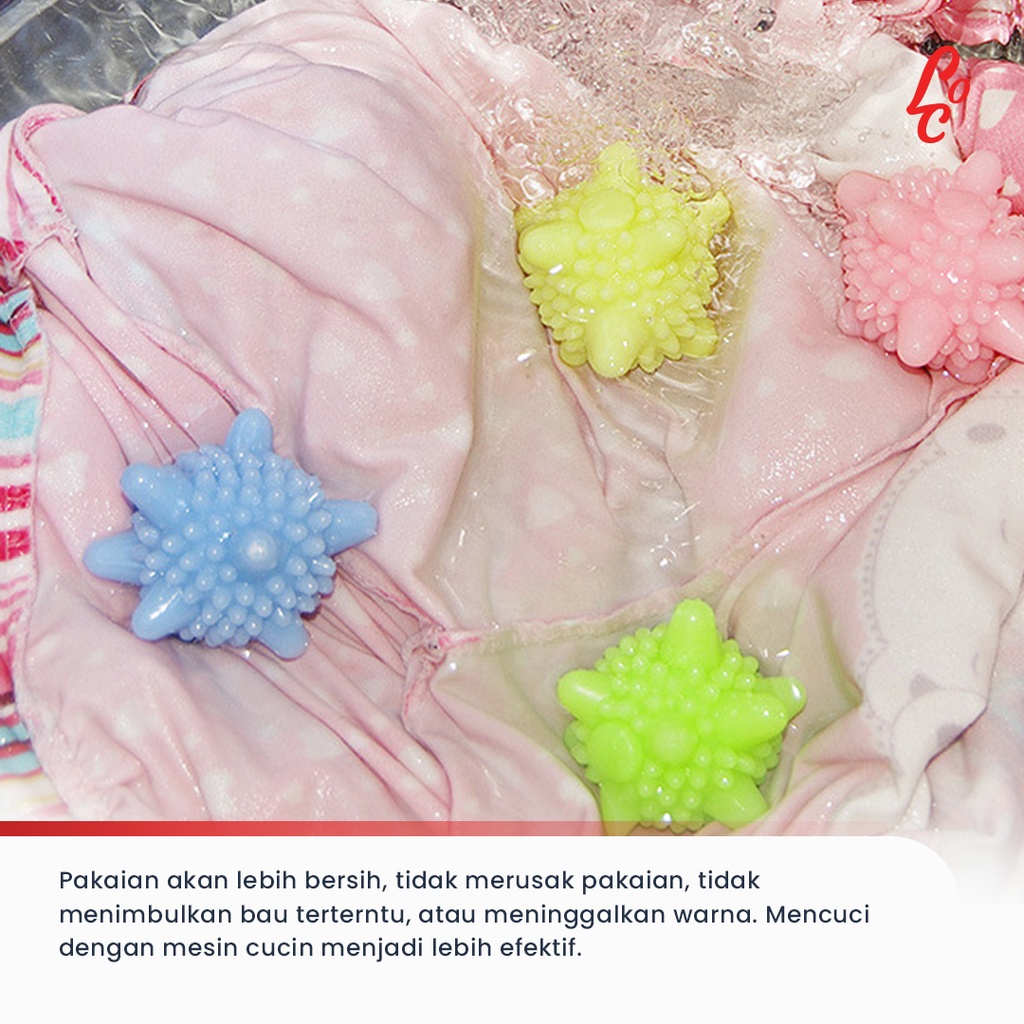 Magic Laundry Ball Bola Laundy Ajaib Bola Pengering Penghalus Pakaian di Mesin Cuci