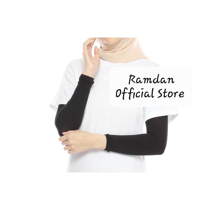 Manset Tangan Wanita Kaos Premium Standard &amp; Jumbo / Manset Tangan Hansock