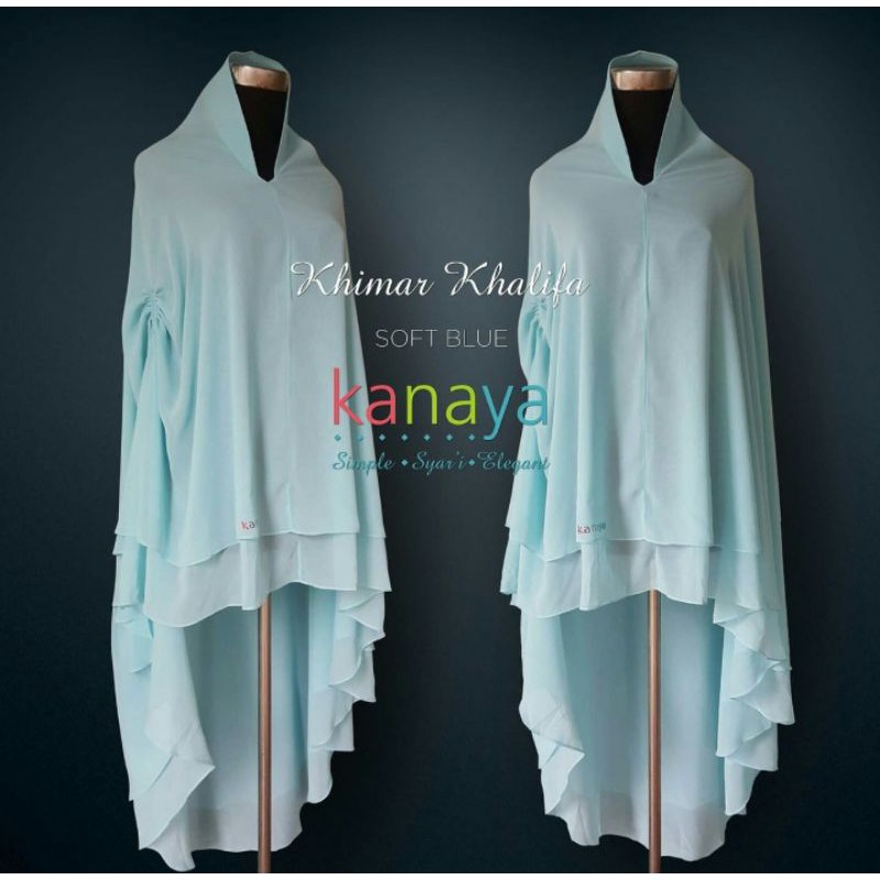 Khimar Kanaya khalifa soft blue pre❤️ original by kanaya