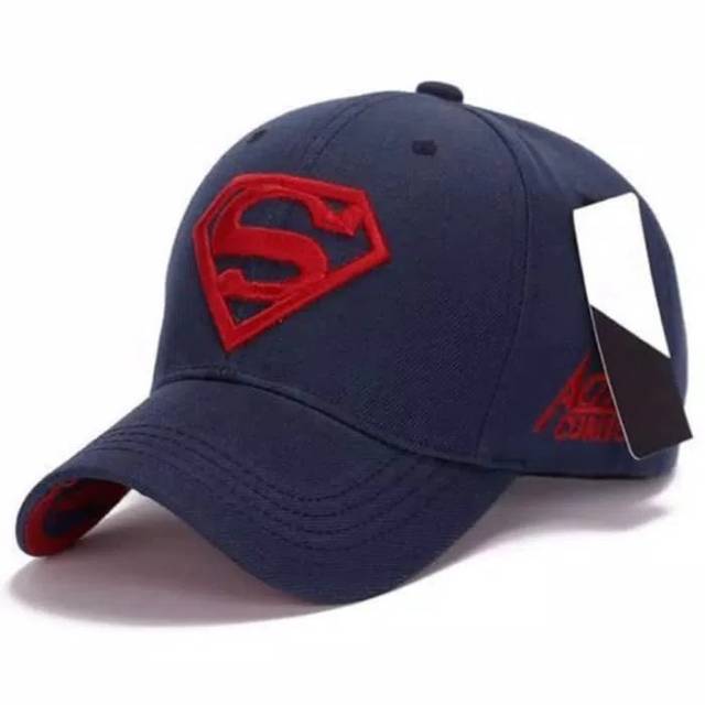 Topi Baseball Superman Impor - Outdoor Cap - Fashion Hat Trucker