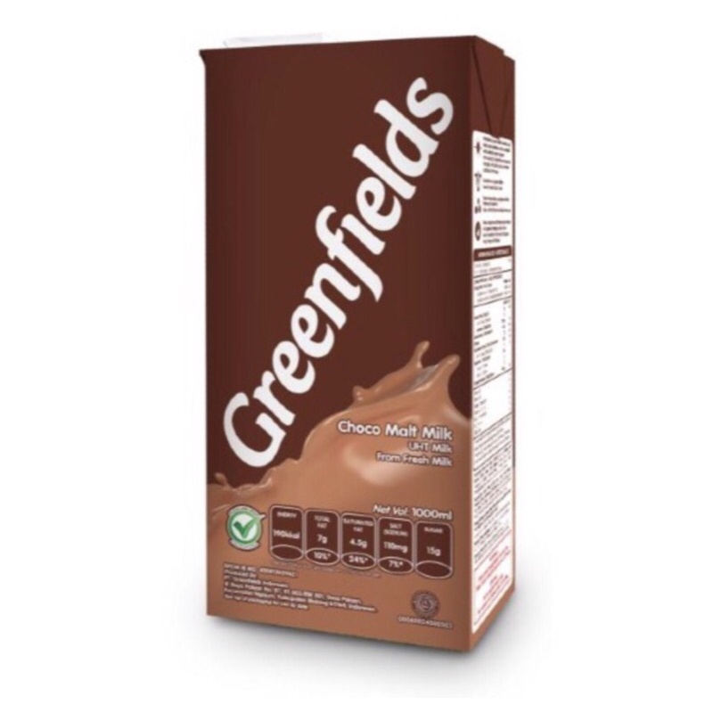 Greenfields Chocolate Milk 1000ml Susu UHT susu cair coklat 1 liter