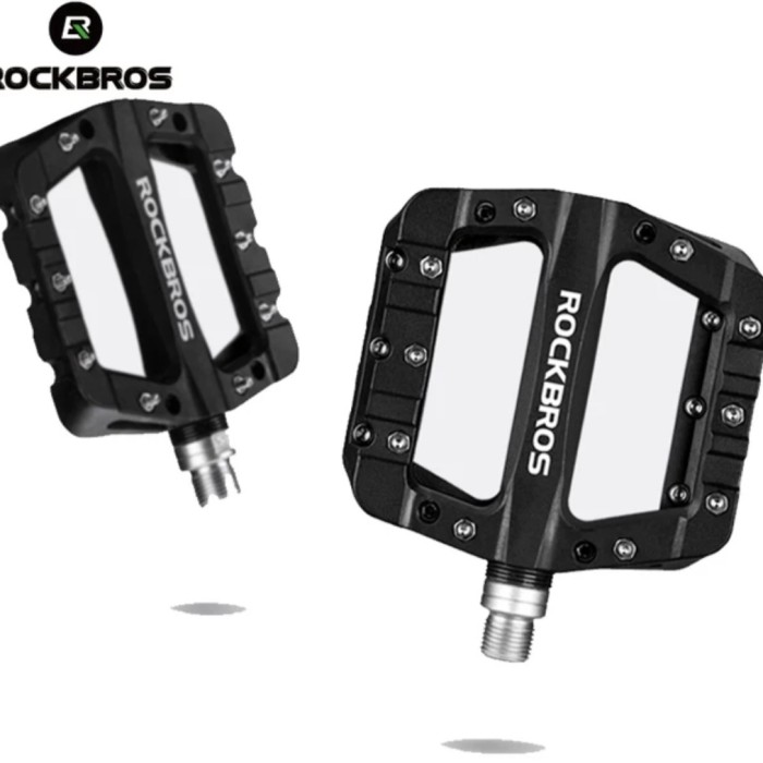 ROCKBROS PEDAL BEARING NYLON PEDAL SEPEDA MTB HITAM