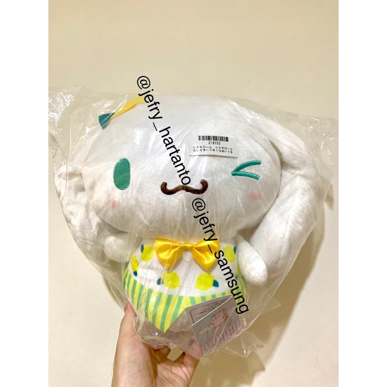 Toreba Boneka Import Cinnamoroll Cinnamonroll Lemon Lemonade Costume Wink Original Sanrio Jepang Had