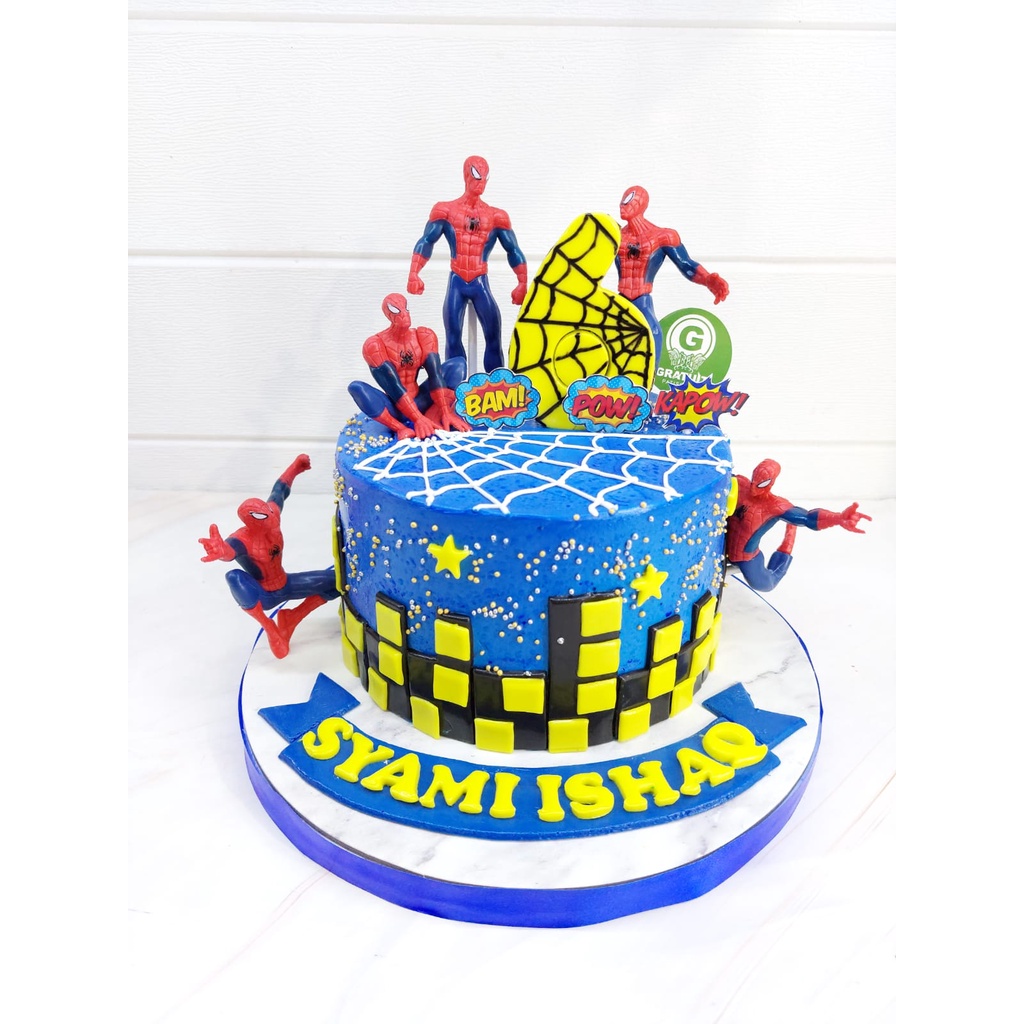 

SPIDERMAN / KUE ULANG TAHUN UK 15CM { MAINAN RANDOM }