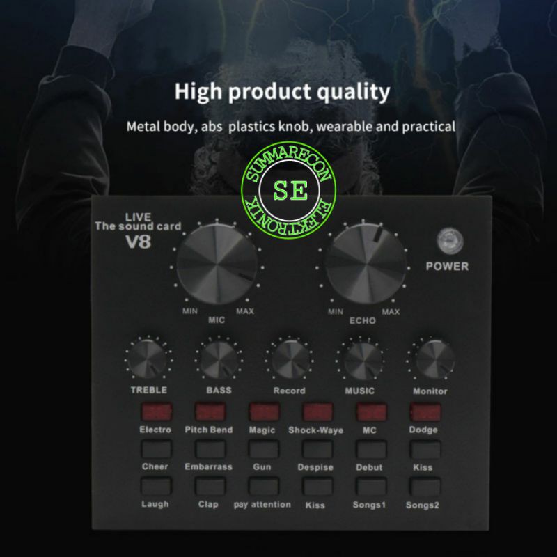 soundcard v8 taffware recoding