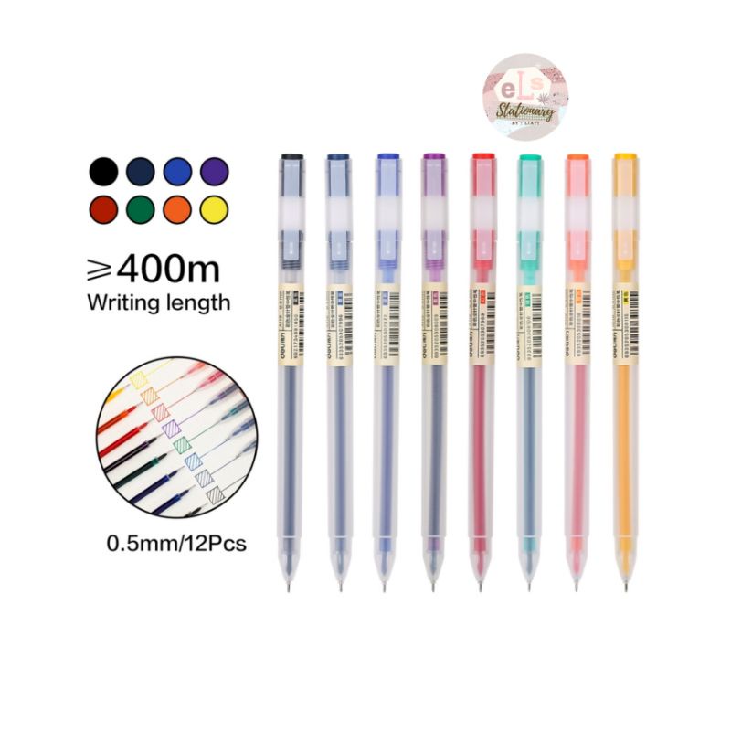 

Bolpoint warna 1 set isi 8, Color Pen (8 warna) (E-000005)