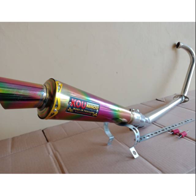 Knalpot KOU MAHACHAI pelangi vixion old version vixion new lighting R15 all series