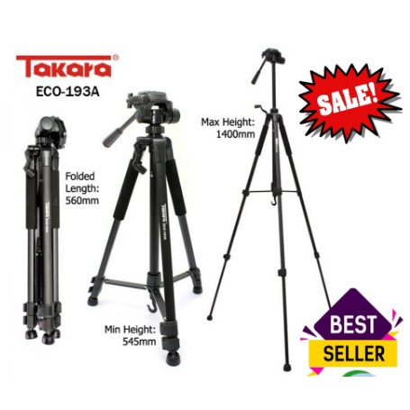Tripod Takara ECO 193A / takara ECO-193A For Kamera DSLR