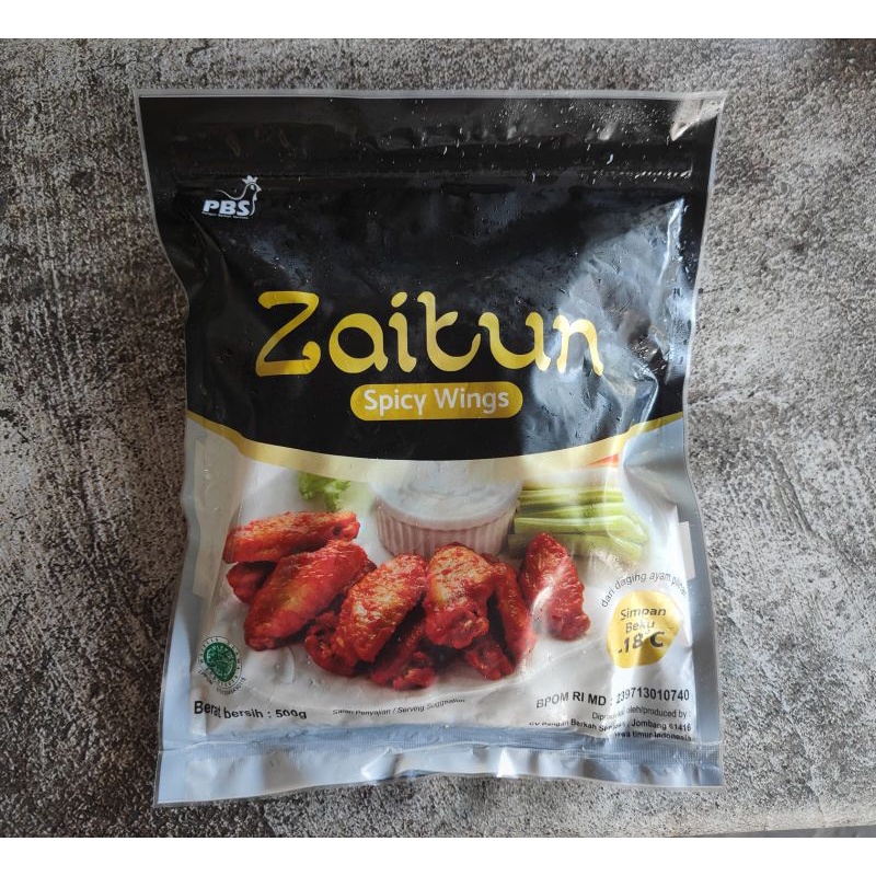 

ZAITUN SPICY WINGS 500gr