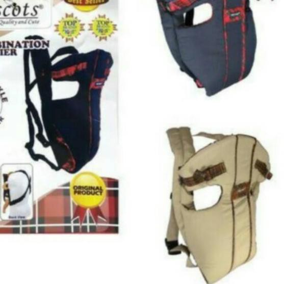 ✬ BABY SCOTS GENDONGAN DEPAN BAYI ISG001 - coklat ➯