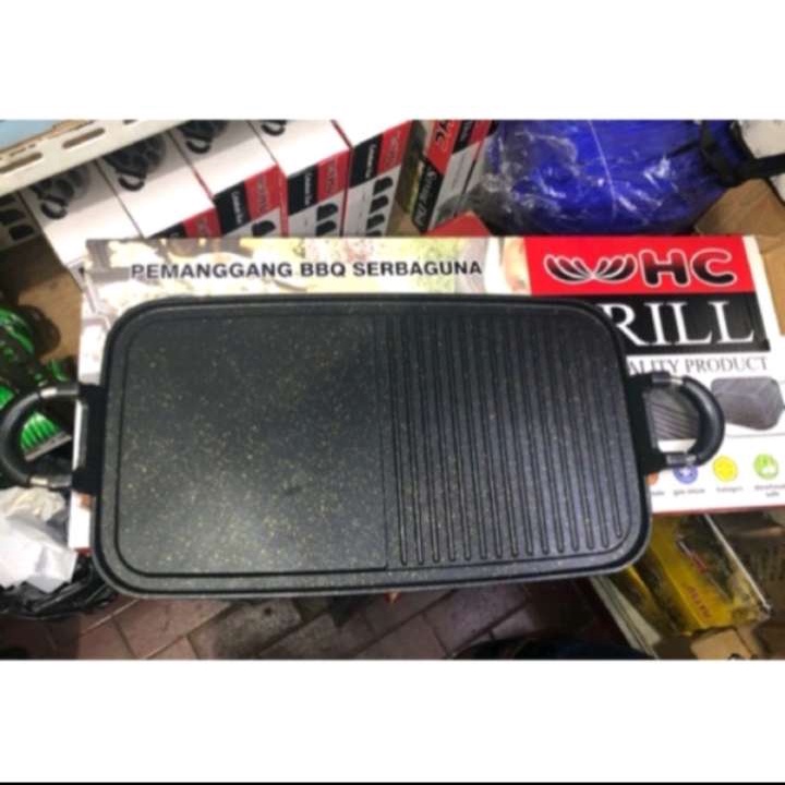 (RS)MULTI GRILL PAN PANGGANG PANGGANGAN WAJAN SERBAGUNA TEFLON