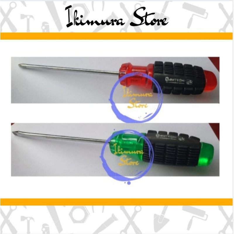 Obeng Set Plus Minus 4&quot; / 5&quot; / 6&quot; Obeng Min Plus