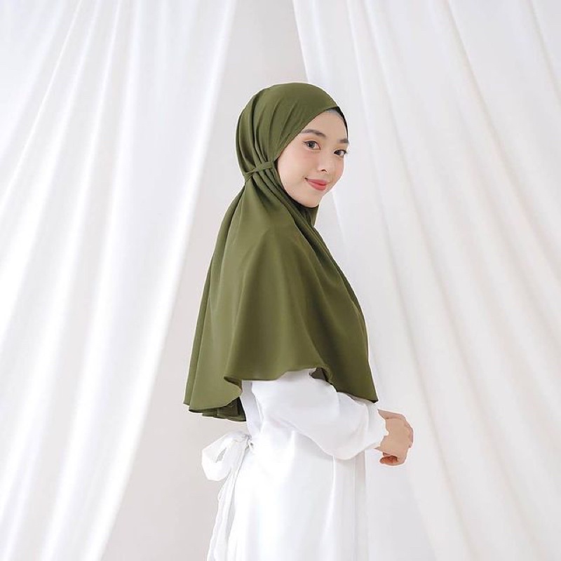 Kerudung Bergo Diamond Oval / Jilbab Instan Oval