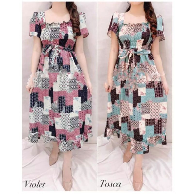 winsstore85 Dress wanita dress kerut dress terbaru