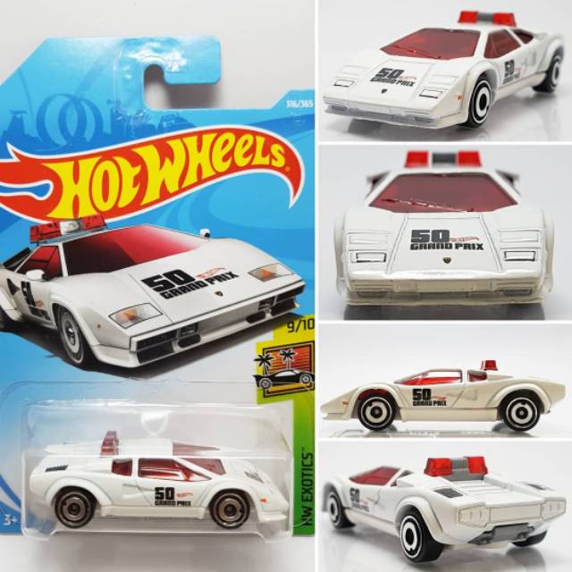 lamborghini countach pace car hot wheels