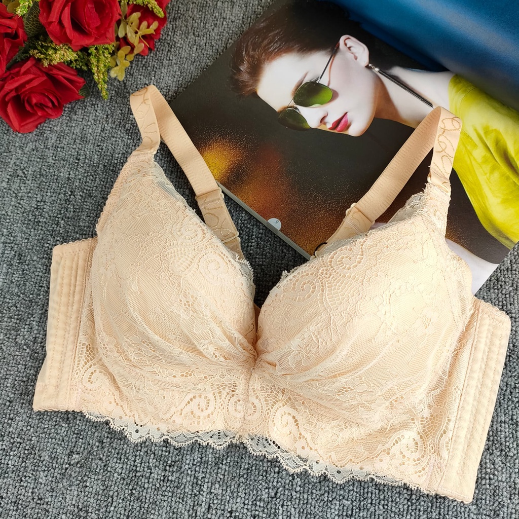 BRA WANITA BW-6185 IMPORT ADA KAWAT BUSA SUPER TEBAL SIZE 32-38