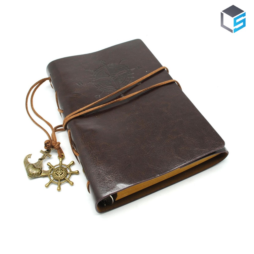 

Lily Shop - Buku Catatan Binder Kulit Retro Pirate - 8005