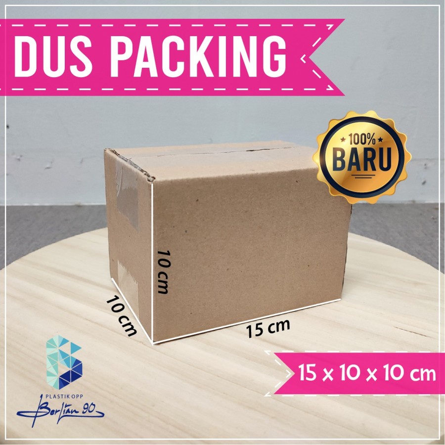 

Kardus Packing 15x10x10 cm Karton Box Packaging Dus Baru Polos Murah