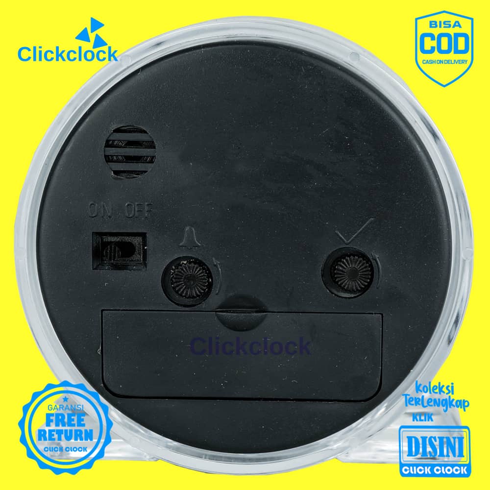 Jam Weker Quartz Jam Meja Masjid Minion Kaligrafi Kaiwa 8888 Kecil Unik Lucu Step Movement