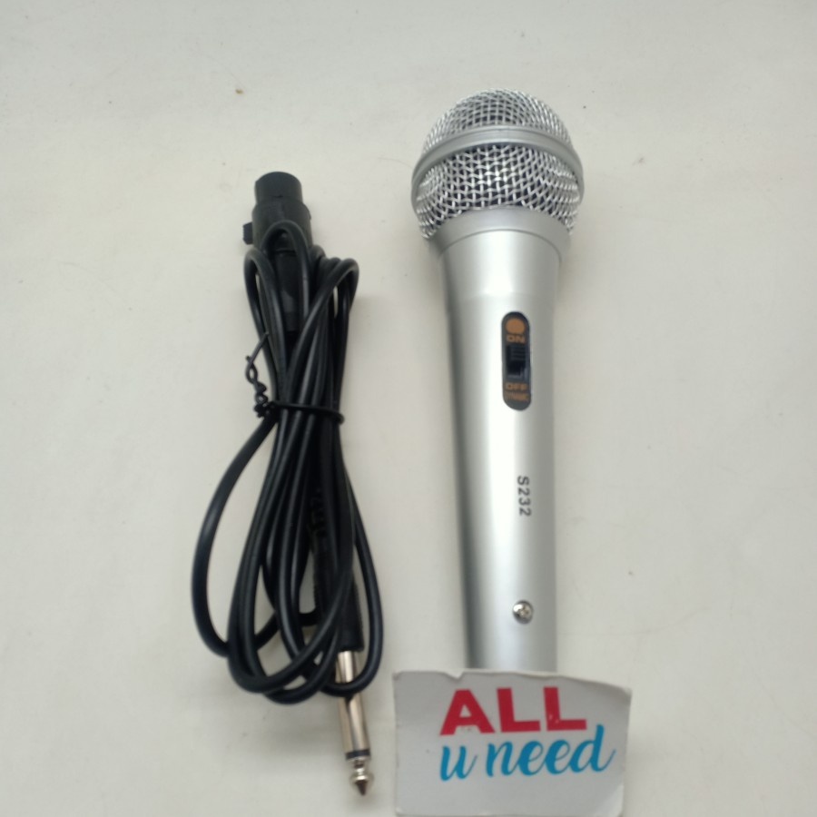 Microphone Karaoke Sony S232 - Mic Sony S232 - Microphone Sony S232