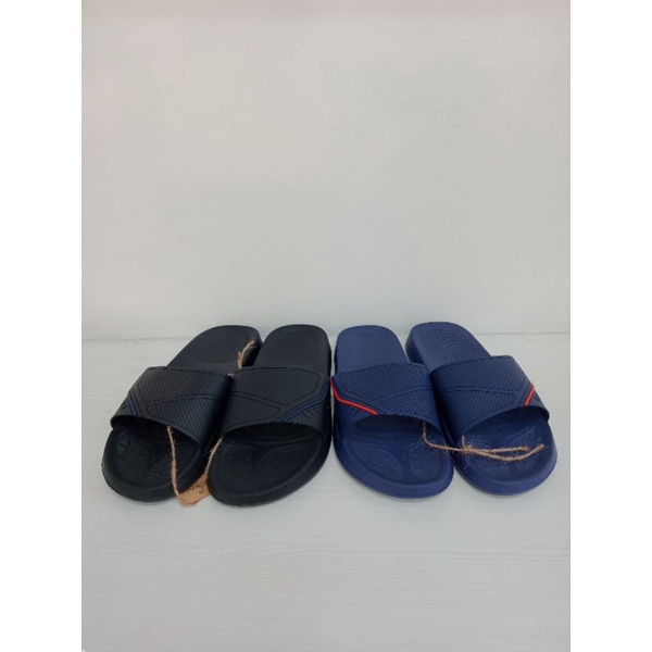 Sandal Karet Pria Bata Original Model Slop Ringan Dan Empuk