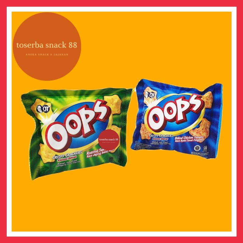 

OOPS CRISPY CRACKERS/Snack Crackers (14 gram × 10 pcs)