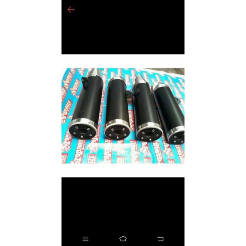 knalpot racing silincer only tipe ori ninja karbu cb150r Byson ninja cbr150 k45 pollarize