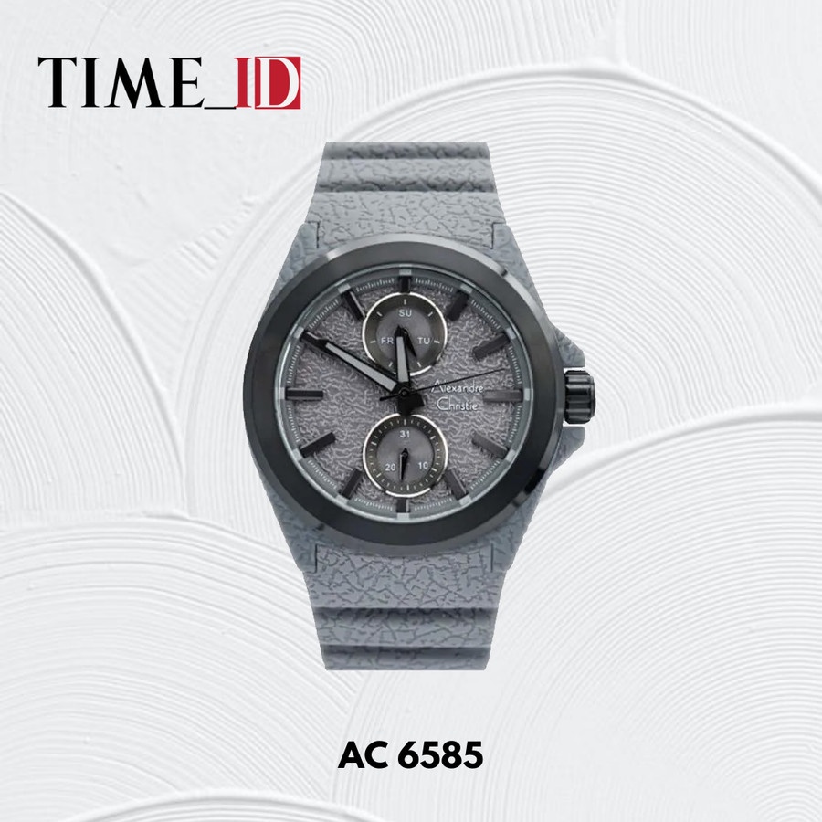 Jam Tangan Alexandre Christie AC 6585 Grey Pria