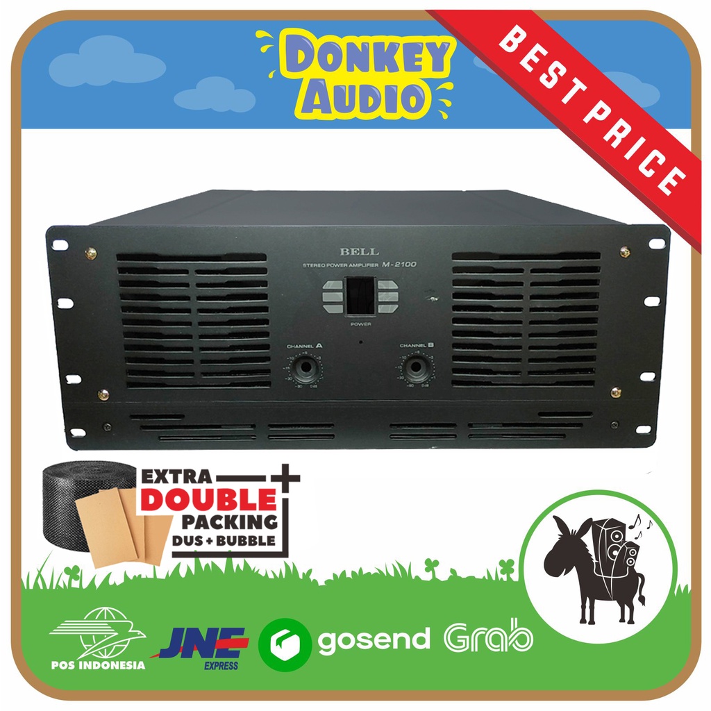 BOX POWER AMPLIFIER M2100 M 2100 M-2100 BELL