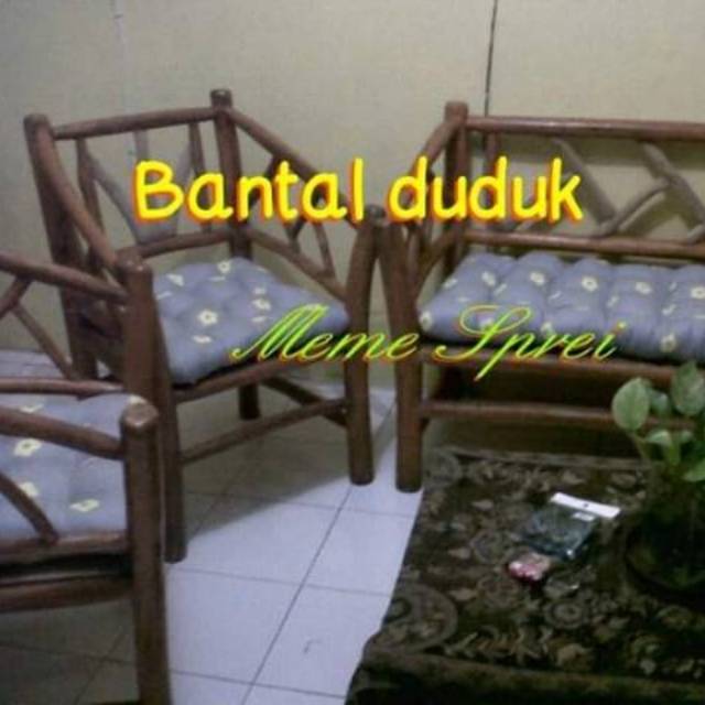 SEPAKET BANTAL  DUDUK KURSI  SUDUT CHAIR PADS BANTAL  ALAS 