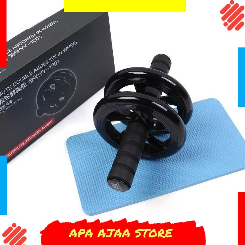 Paling Dicari ! AB Wheel Sport Alat Gym Fitness Roller - YY-1601