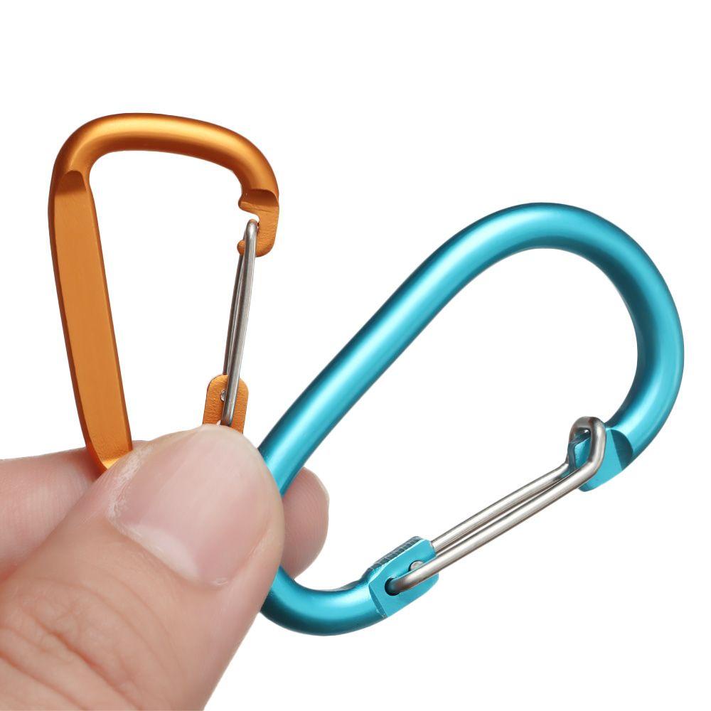 Suyo Tombol Panjat Kualitas Tinggi Peralatan Multicolor Aluminium Alloy Carabiner