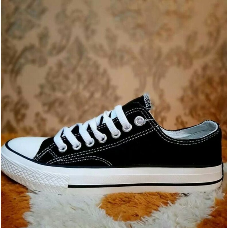 DISKON&gt;&gt;Sepatu Converse Allstar/All Star Ct 2 Premium/Allstar Jackpurcel - Hitam Lis